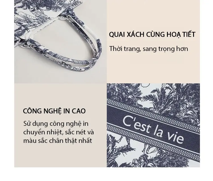 tui xach nu tui xach canvas hoa tiet vintage in logo theo yeu cau 2